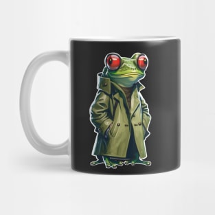 Frog in a coat Mug